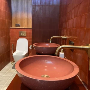 Inspirasi Ubin Tegel untuk kamar mandi