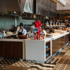 Tegel untuk dapur restoran
